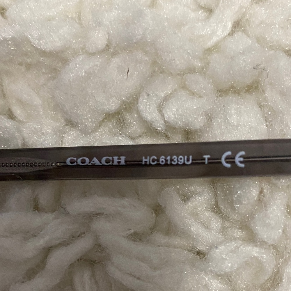 Coach 5176 transparent grey prescription glasses HC 6139U T - Picture 2 of 16